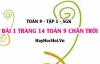 Bài 1 trang 14 Toán 9 tập 1 Chân trời sáng tạo SGK